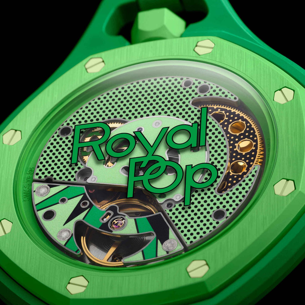 Audemars Piguet x Swatch "GREEN EIGHT" Details