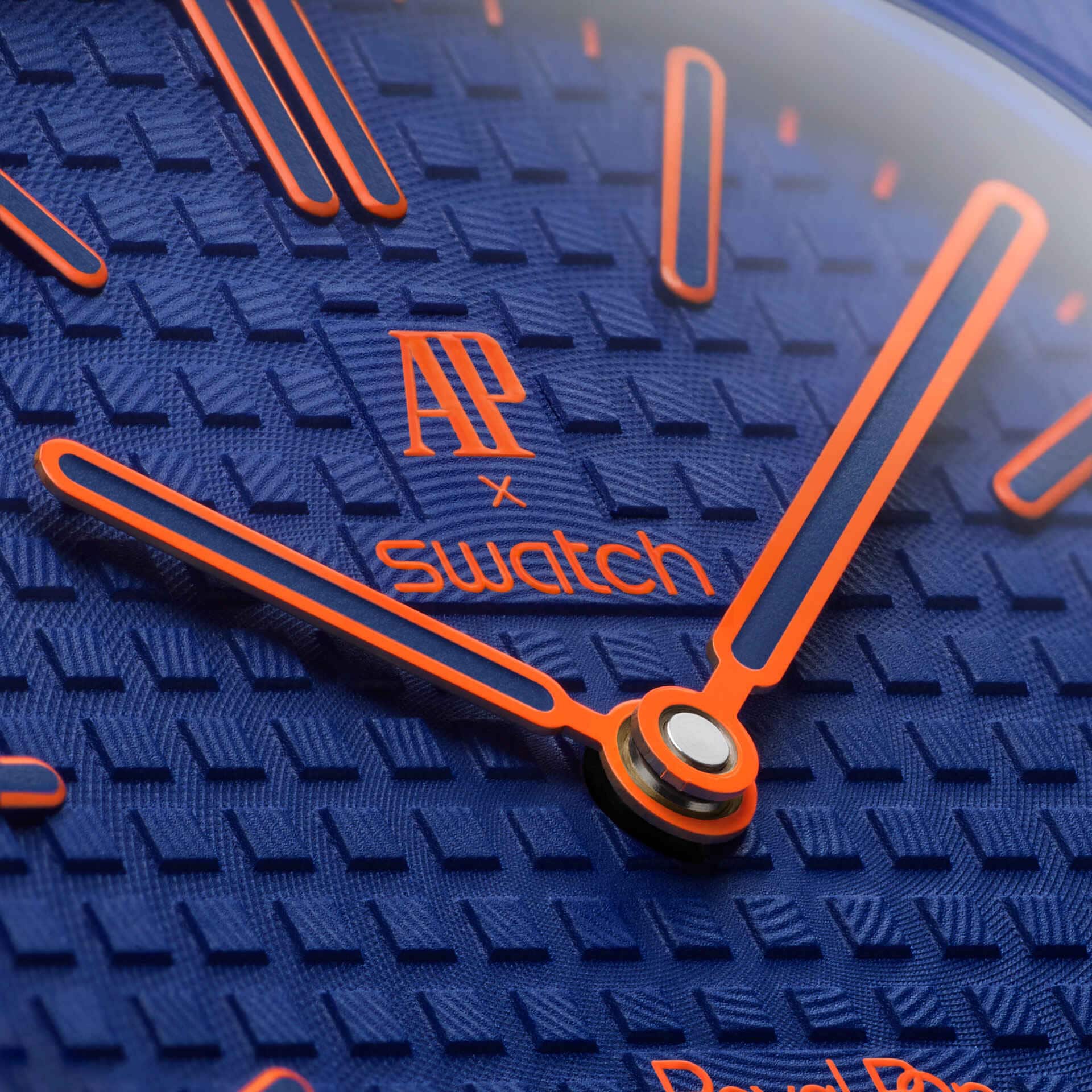 Audemars Piguet x Swatch "ORENJI HACHI" Details