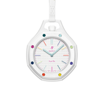 Audemars Piguet x Swatch "HUIT BLANC" Details
