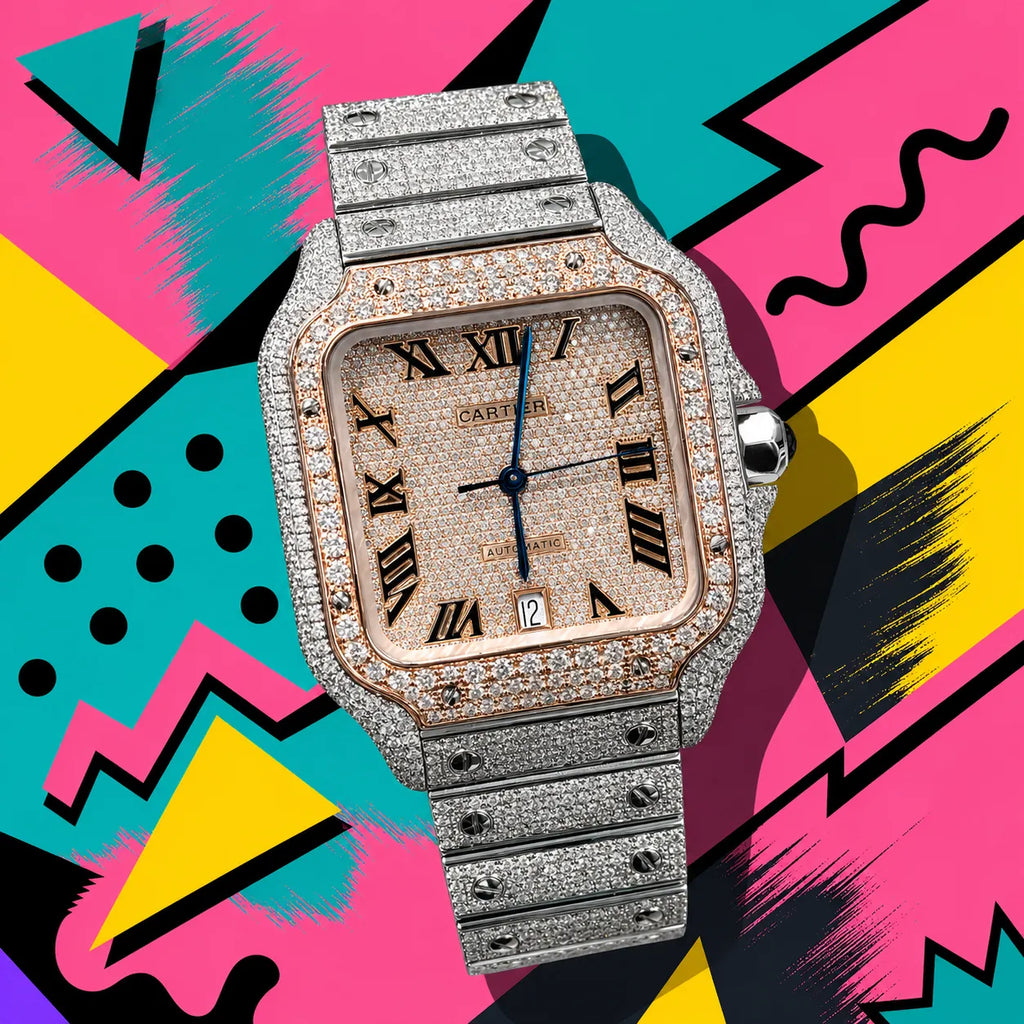 Cartier Santos 'Rose Gold Elite' – VVS+ Flooded Detail 1